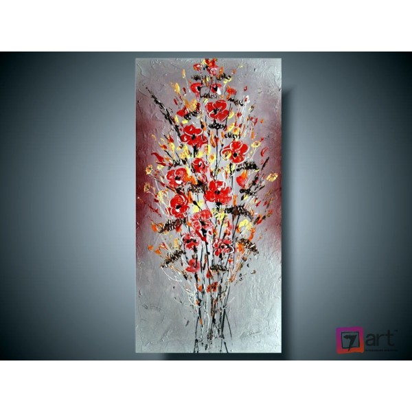 Картины цветы, цветы маслом, ART: fos_0055