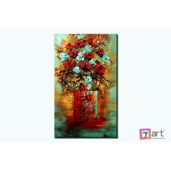 Картины цветы, цветы маслом, ART: fos_0069