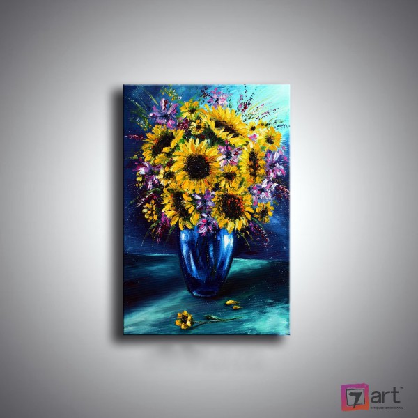 Картины цветы, цветы маслом, ART: fos_0079